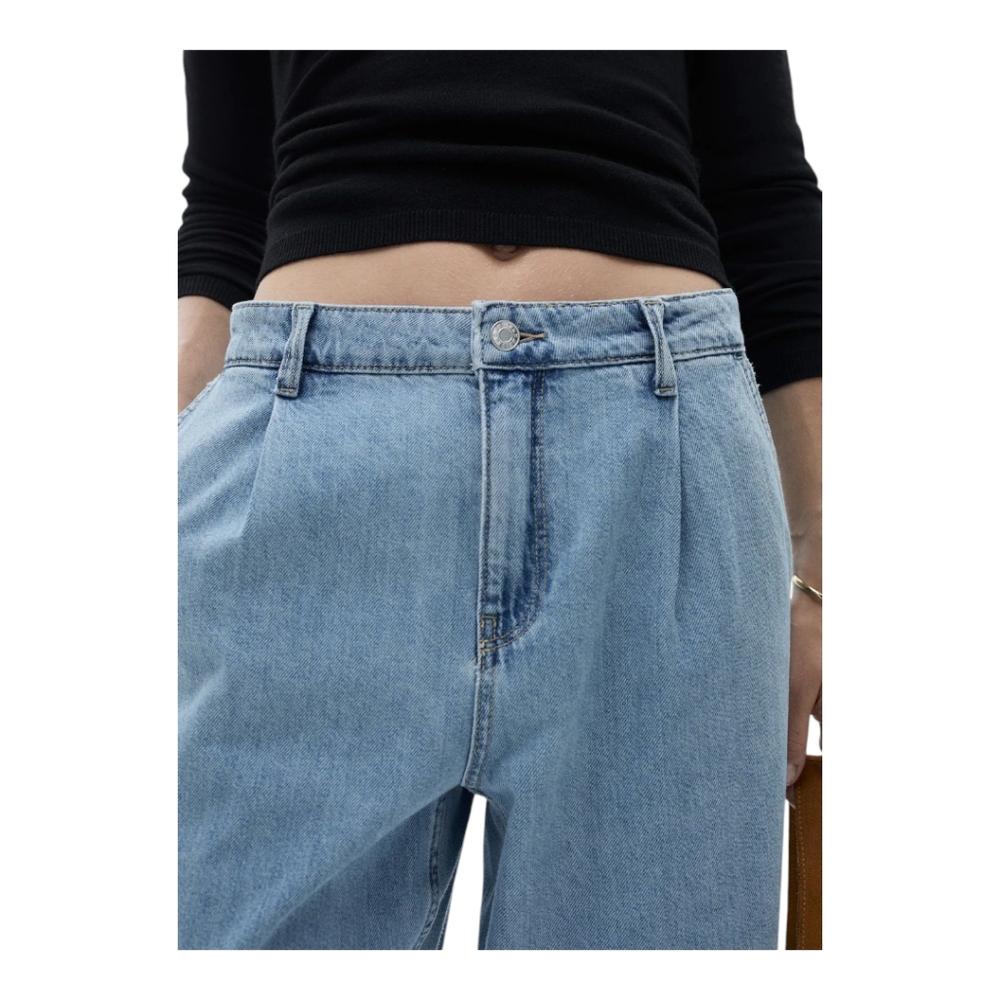Mango [6] Straight pleat Jeans Arletita - Picture 6 of 8